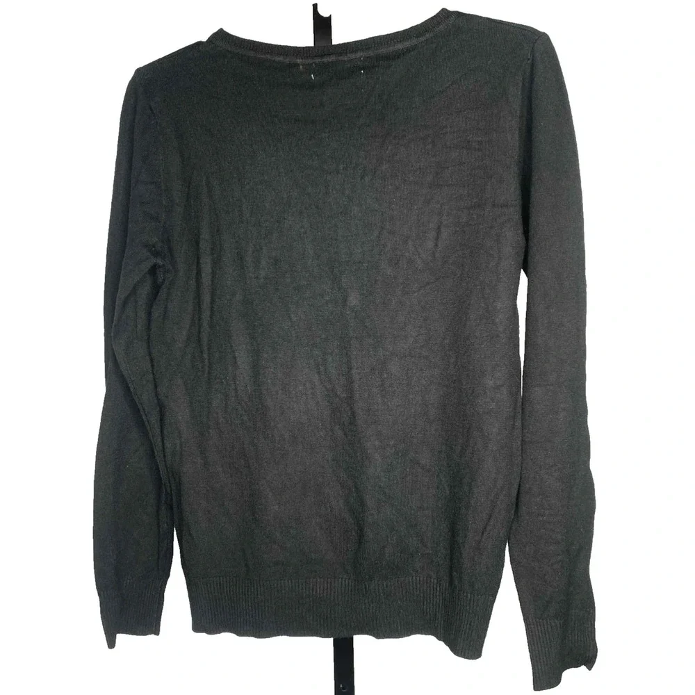 Yuna size S/M Sweater black shoe Graphic Sparkle beads Jimmy Choo for Cinderella